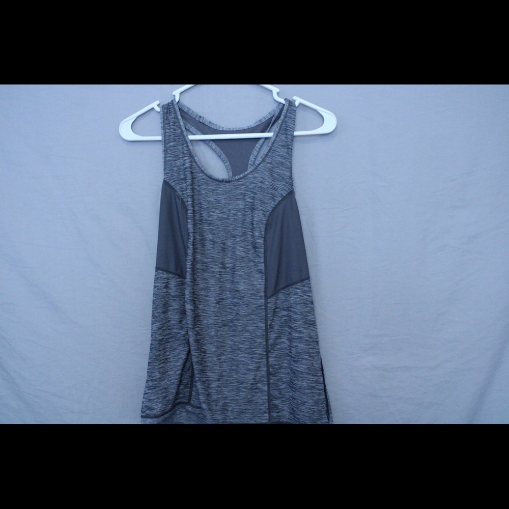 grey Athletic Tank Top